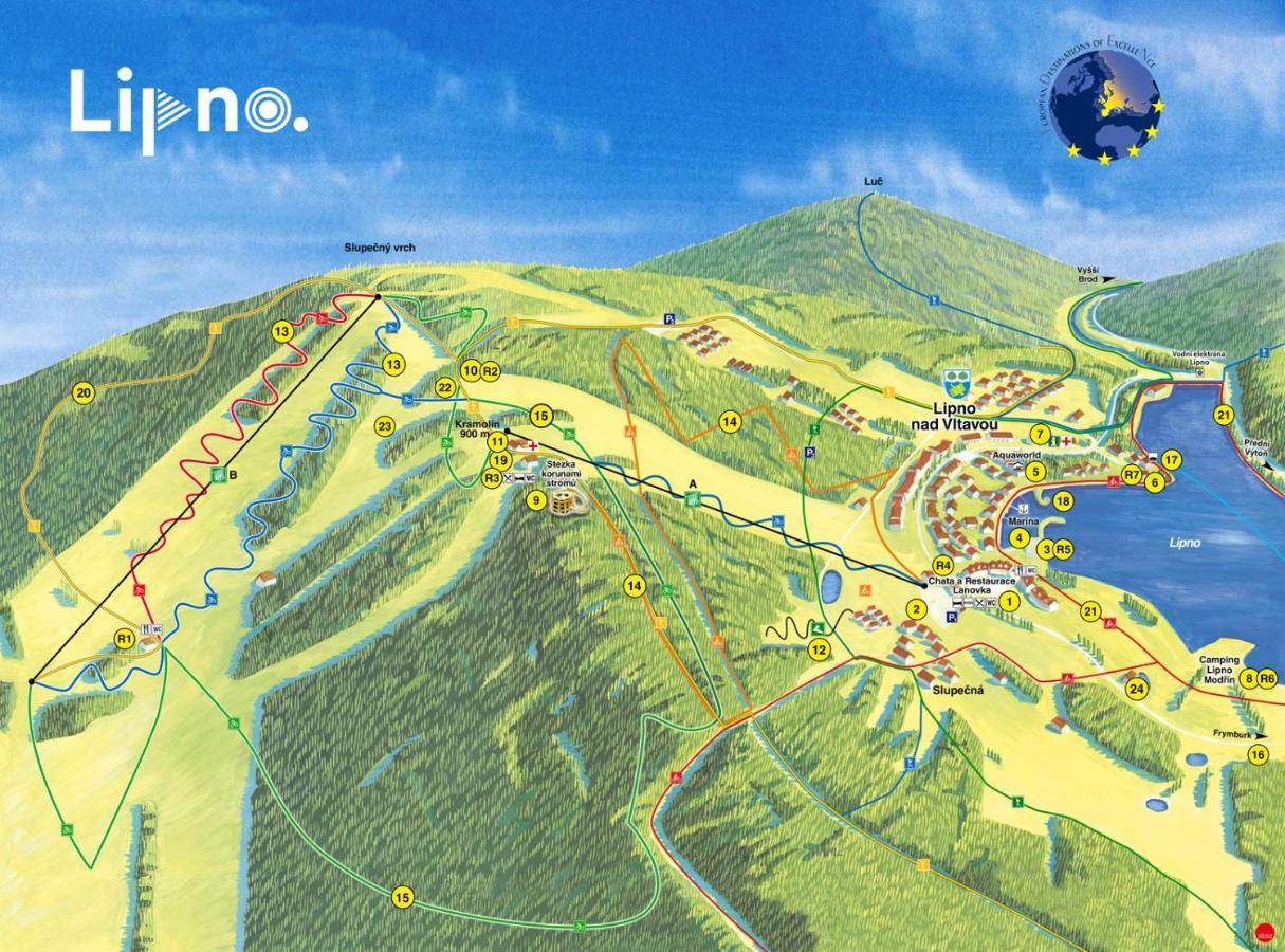 Apartmany Lipno 46 伏尔塔瓦河畔利普诺 外观 照片